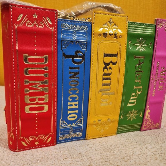 Loungefly Disney Stitch Shoppe Classic Disney Books Crossbody Bag Volume 3 NEW - Picture 2 of 15